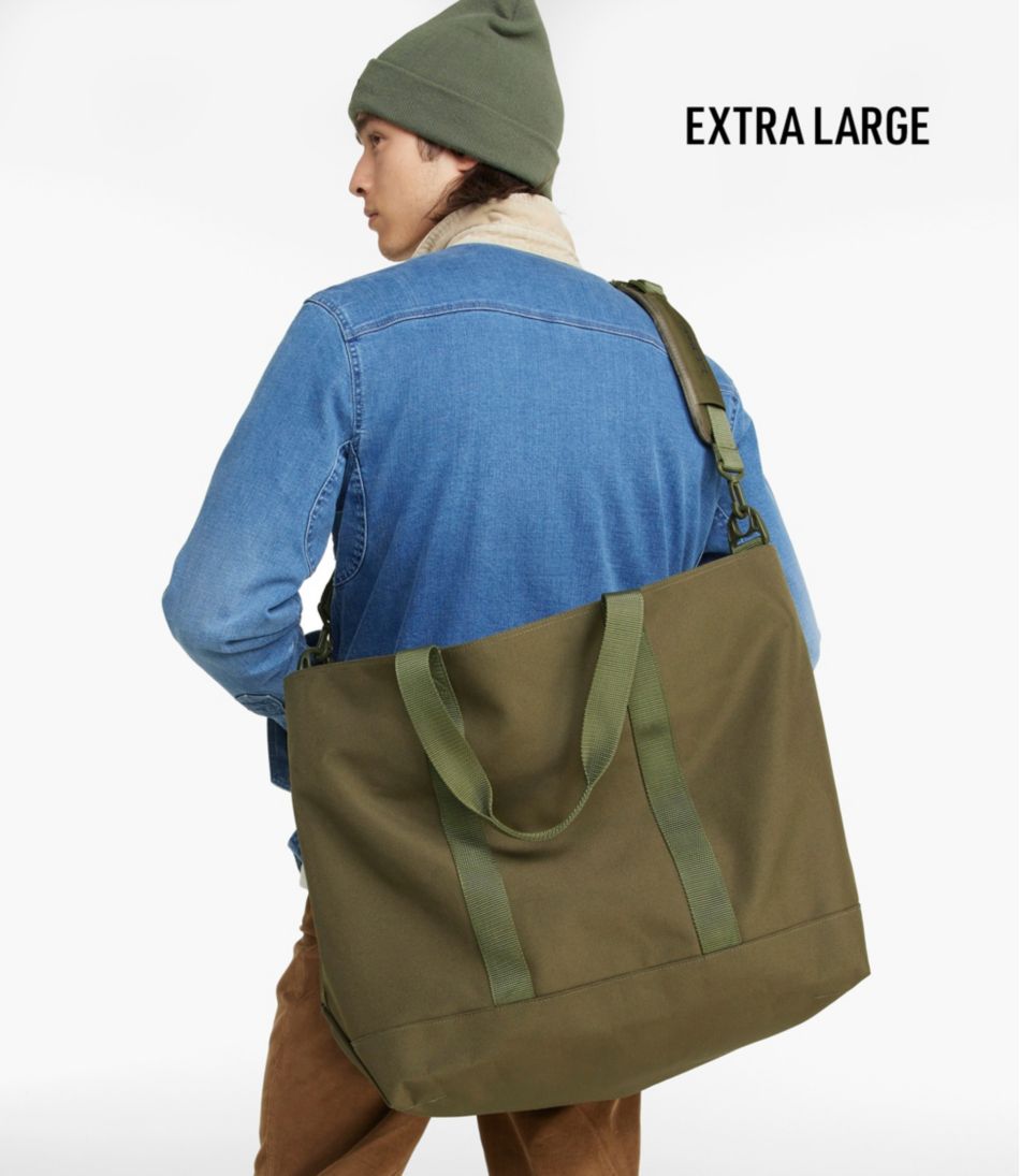 L.L.BeanZip Hunter's Tote Bag With Strap