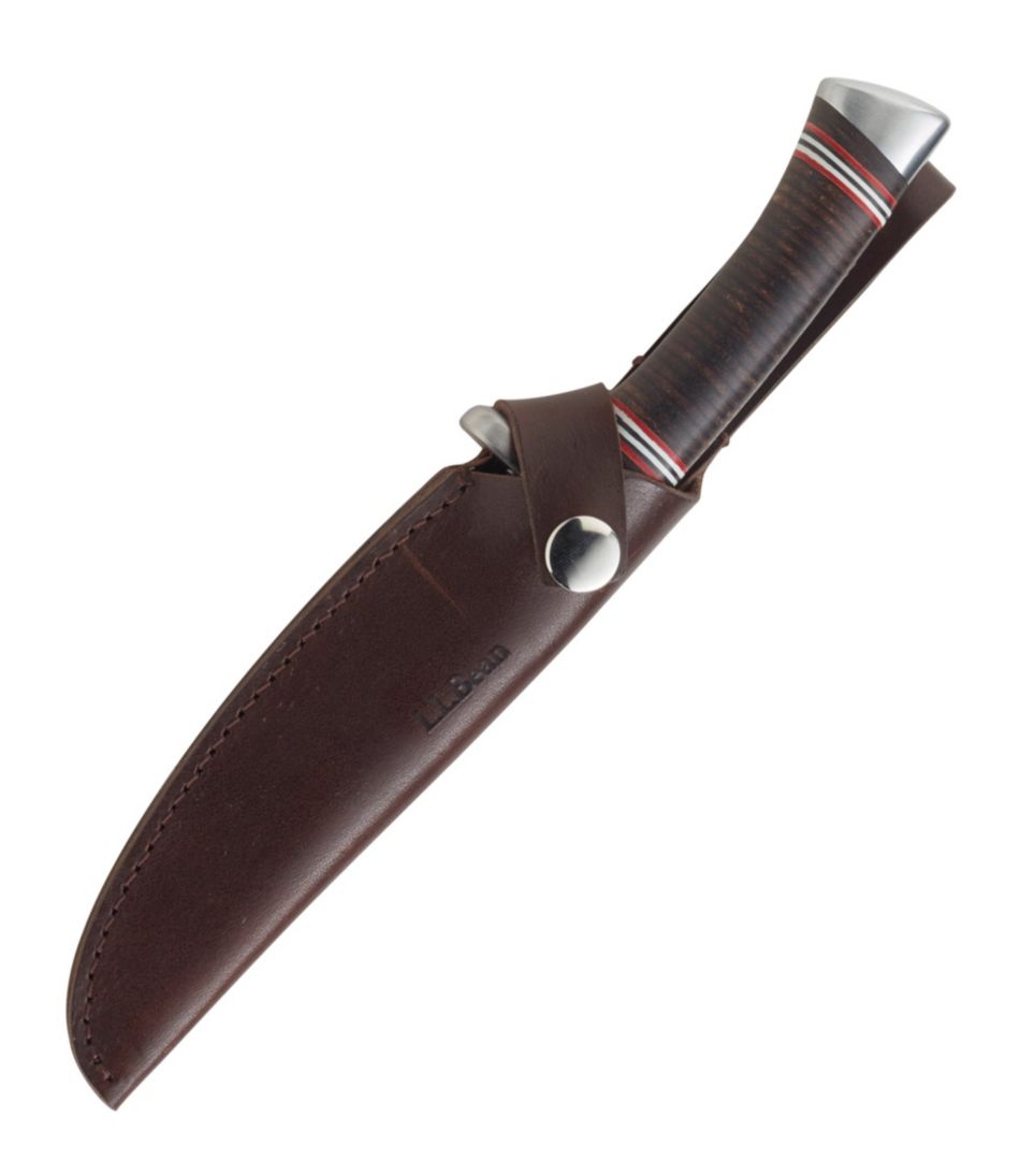 L.L.BeanStacked Leather Hunting Knife