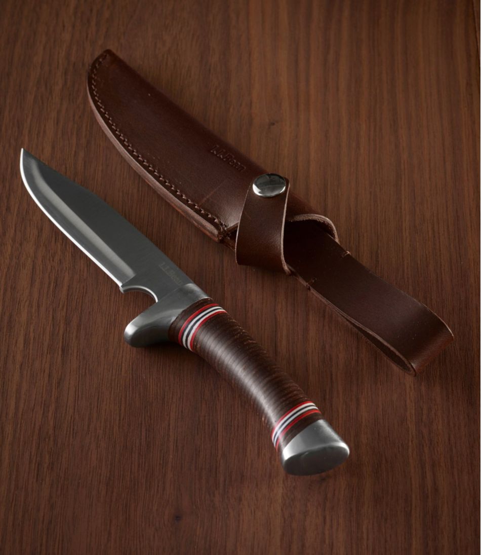 L.L.BeanStacked Leather Hunting Knife