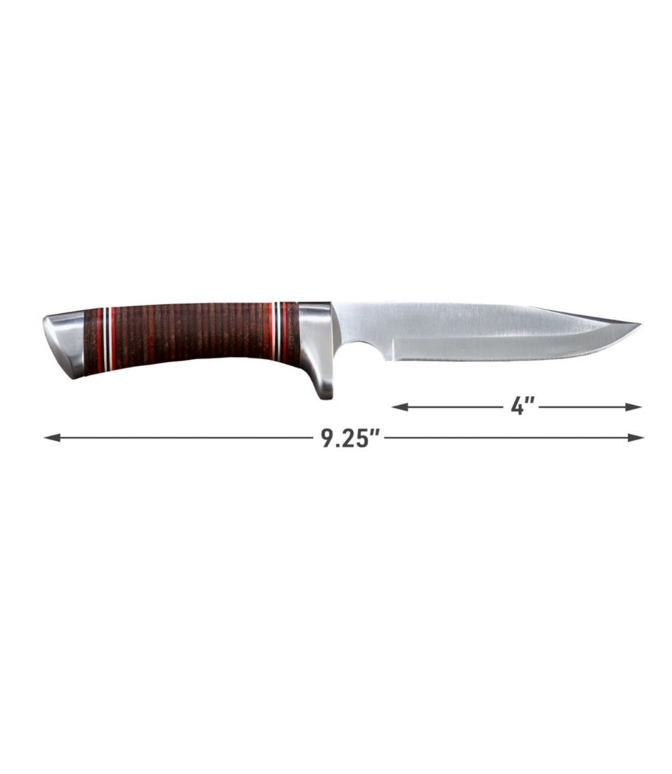 L.L.BeanStacked Leather Hunting Knife