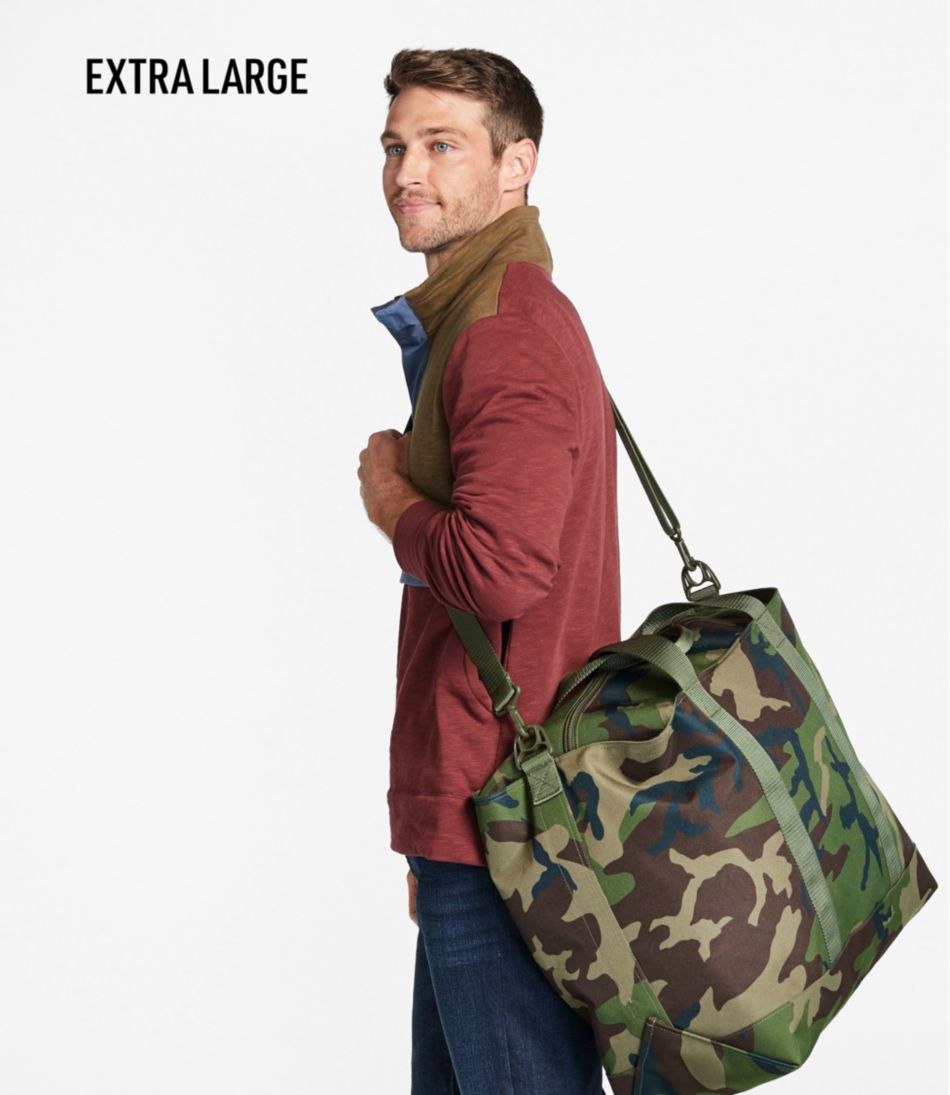 L.L.BeanZip Hunter's Tote Bag With Strap, Camo