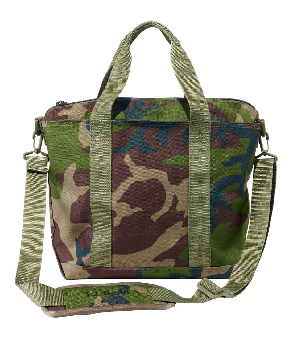 L.L.BeanZip Hunter's Tote Bag With Strap, Camo