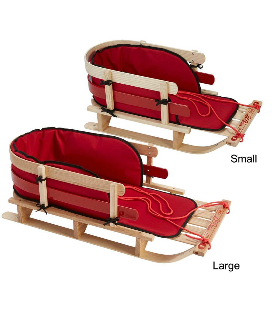 L.L.BeanKids' Pull Sled and Cushion Set
