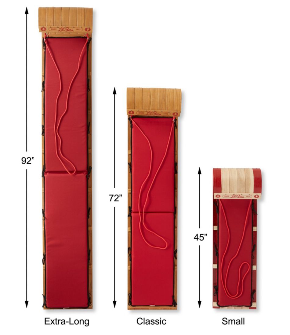 L.L.BeanToboggan and Cushion Set