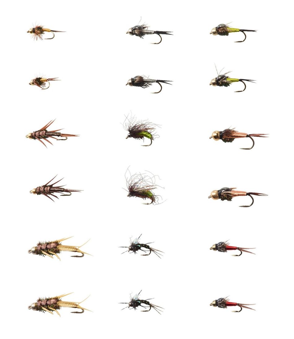L.L.BeanUmpqua 18-Piece Wire Nymph Fly Selection