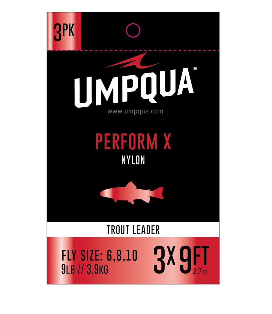 L.L.BeanUmpqua Perform X Trout Leader, 3-Pack