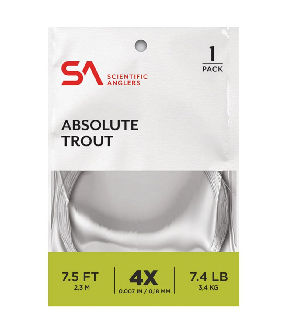 L.L.BeanScientific Anglers Absolute Trout Leader, 7.5'