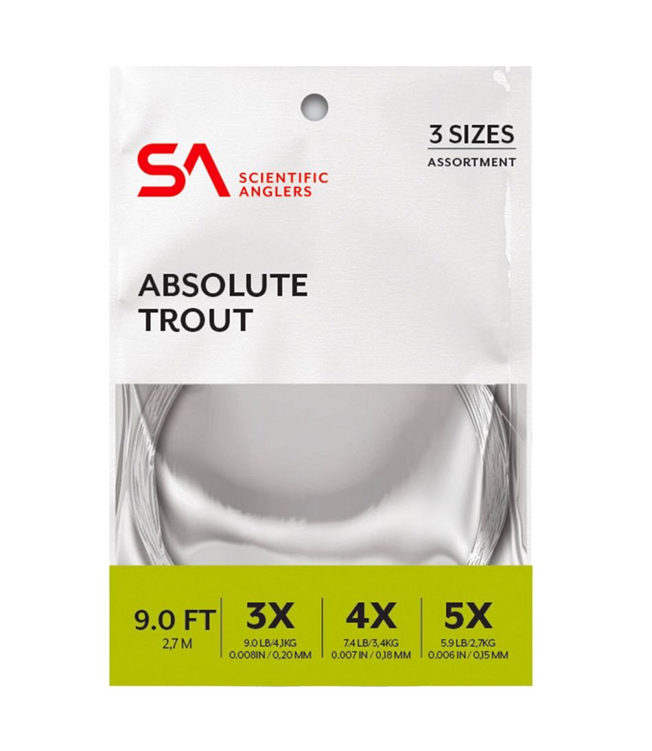 L.L.BeanScientific Anglers Absolute Trout Leader Assortment, 9'