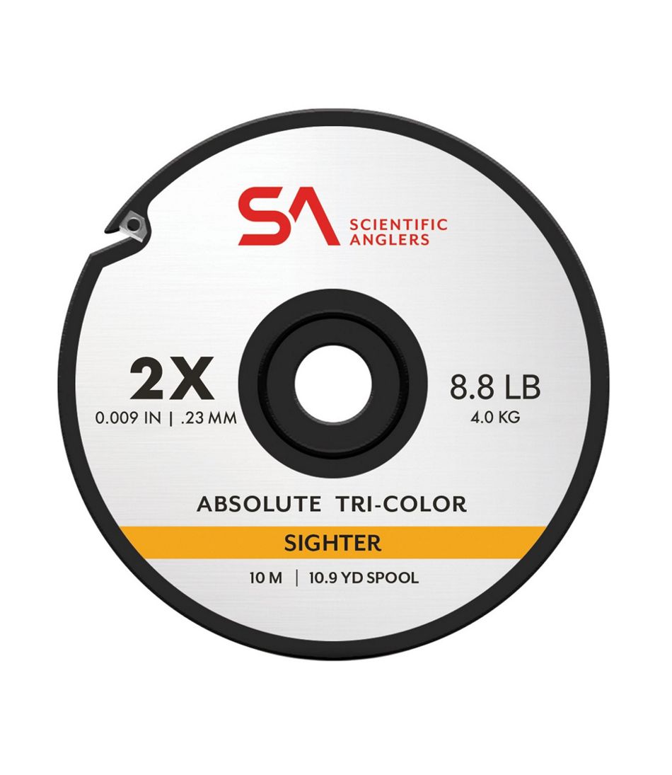 L.L.BeanScientific Angler Absolute Tri-Color Sighter Tippet, 10 meters