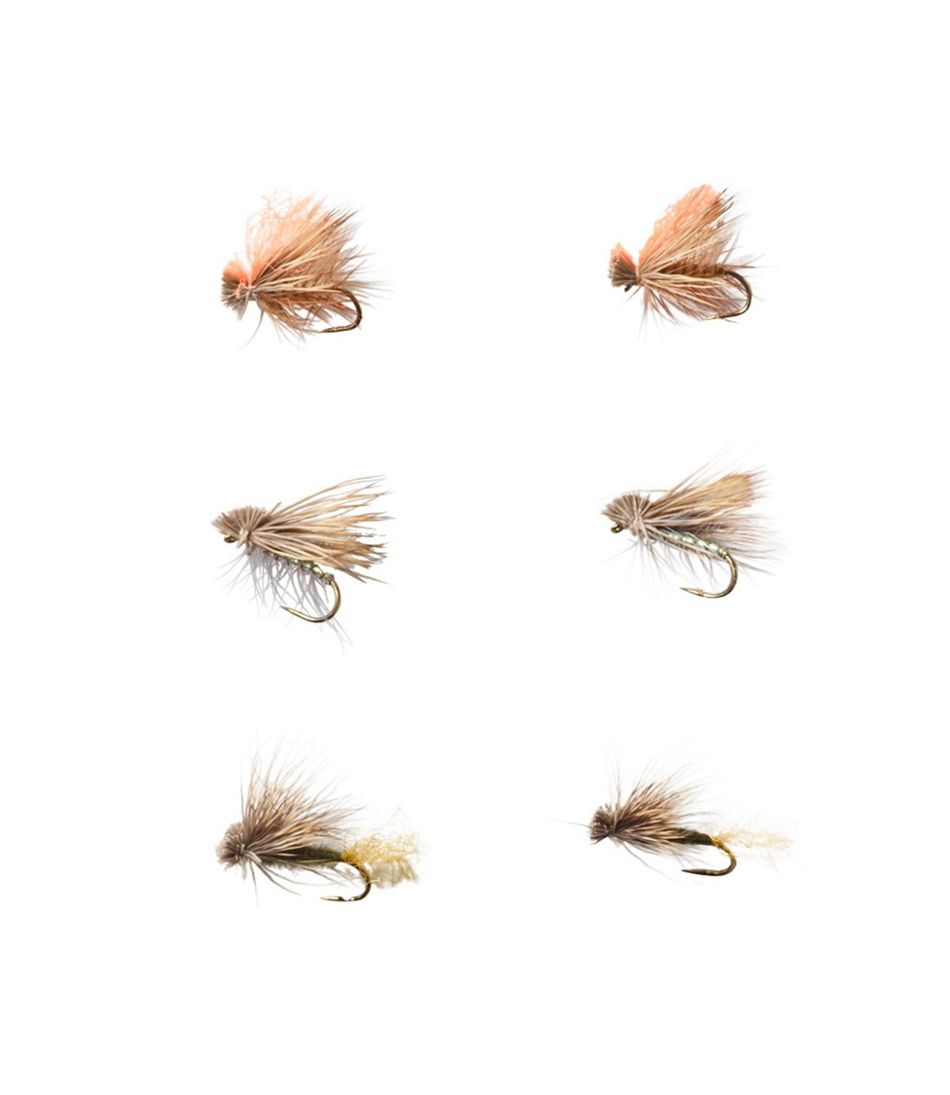 L.L.BeanUmpqua Six-Piece Caddis Dry Fly Selection