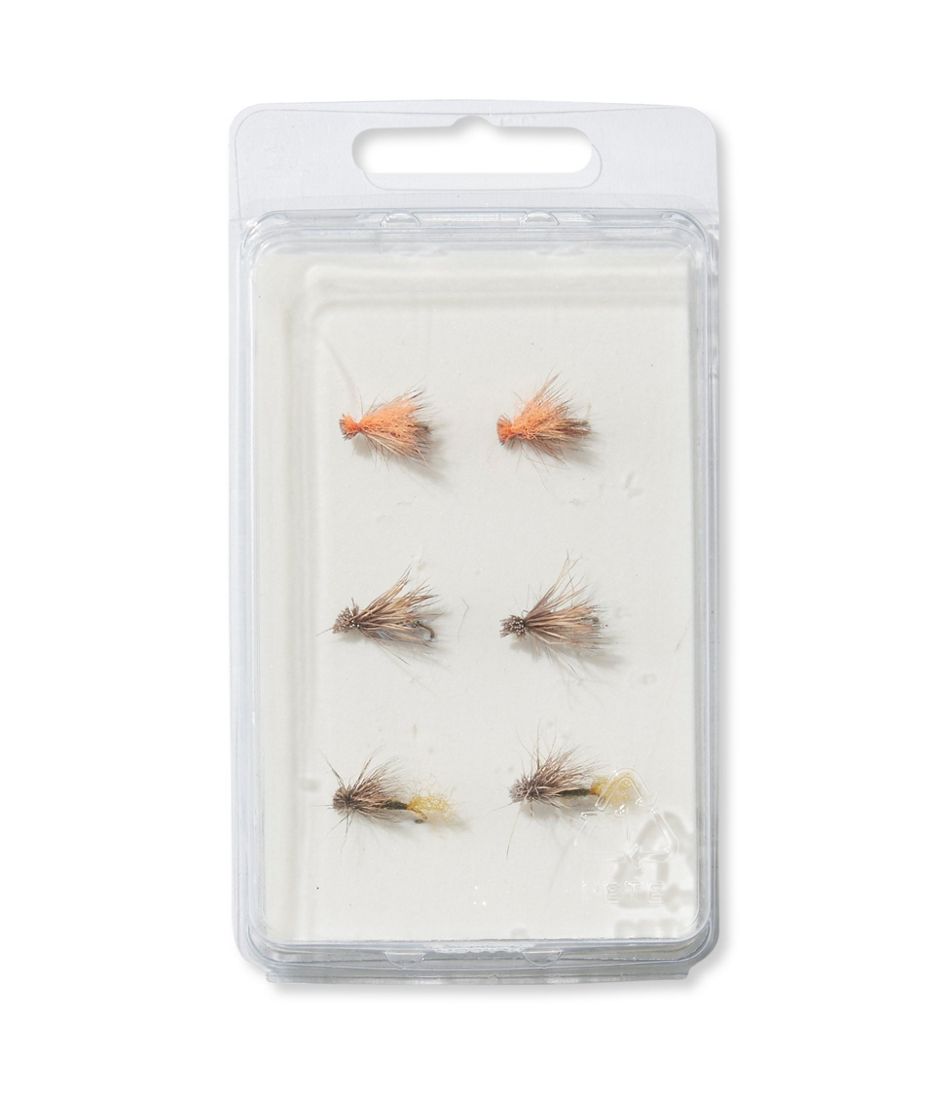 L.L.BeanUmpqua Six-Piece Caddis Dry Fly Selection