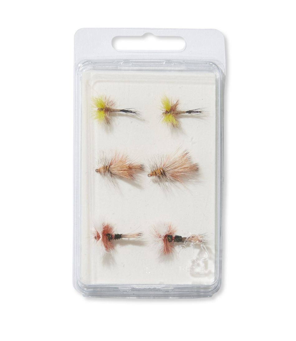 L.L.BeanUmpqua Six-Piece Pocket Water Dry Fly Selection