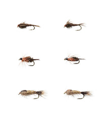 L.L.BeanUmpqua Six-Piece All-Purpose Nymph Fly Selection