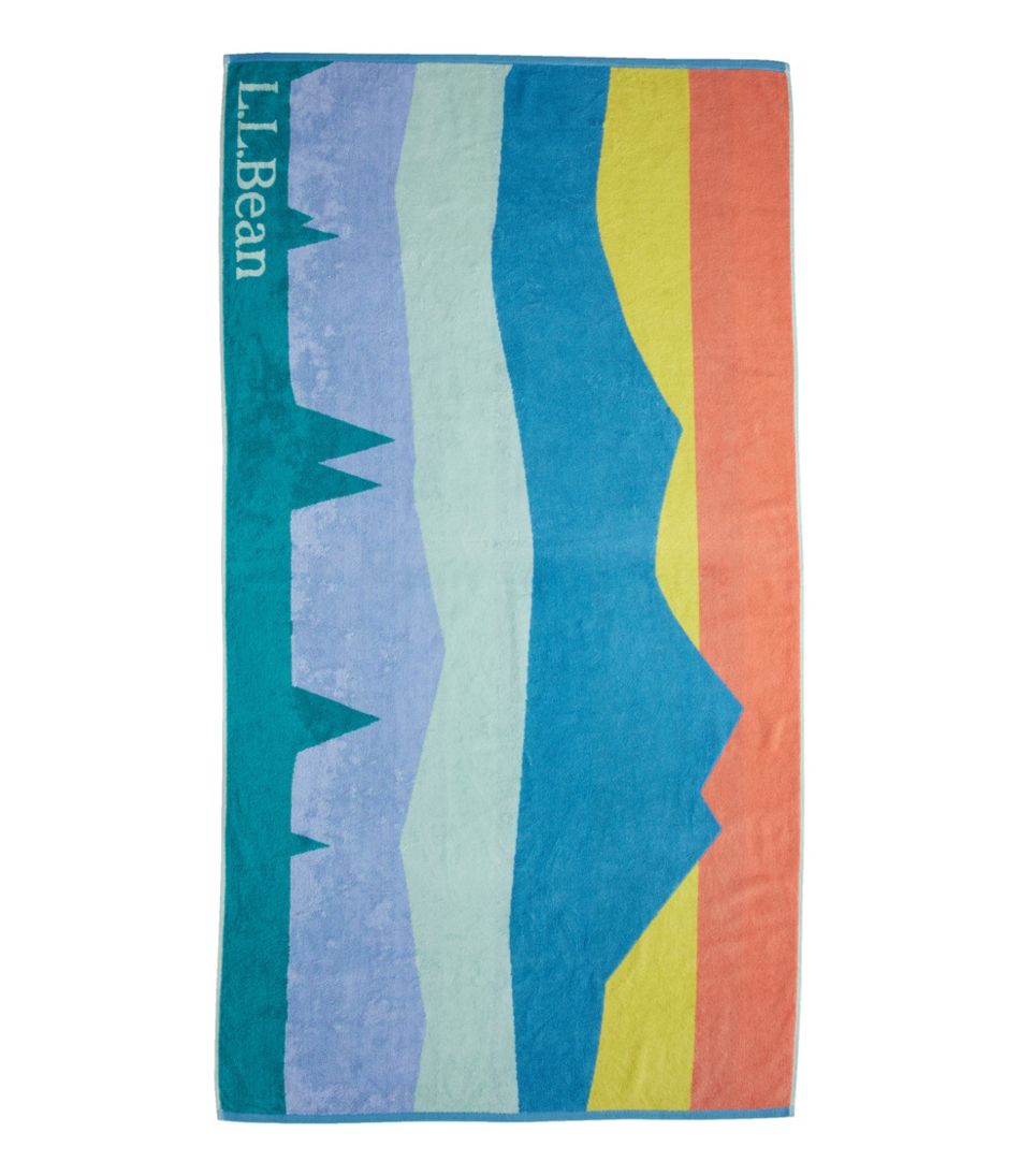 L.L.BeanSeaside Beach Towel, Colorbars Scenic