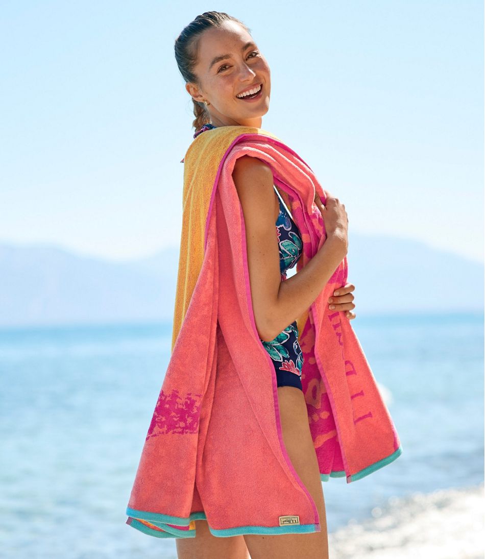 L.L.BeanSeaside Beach Towel, Starfish