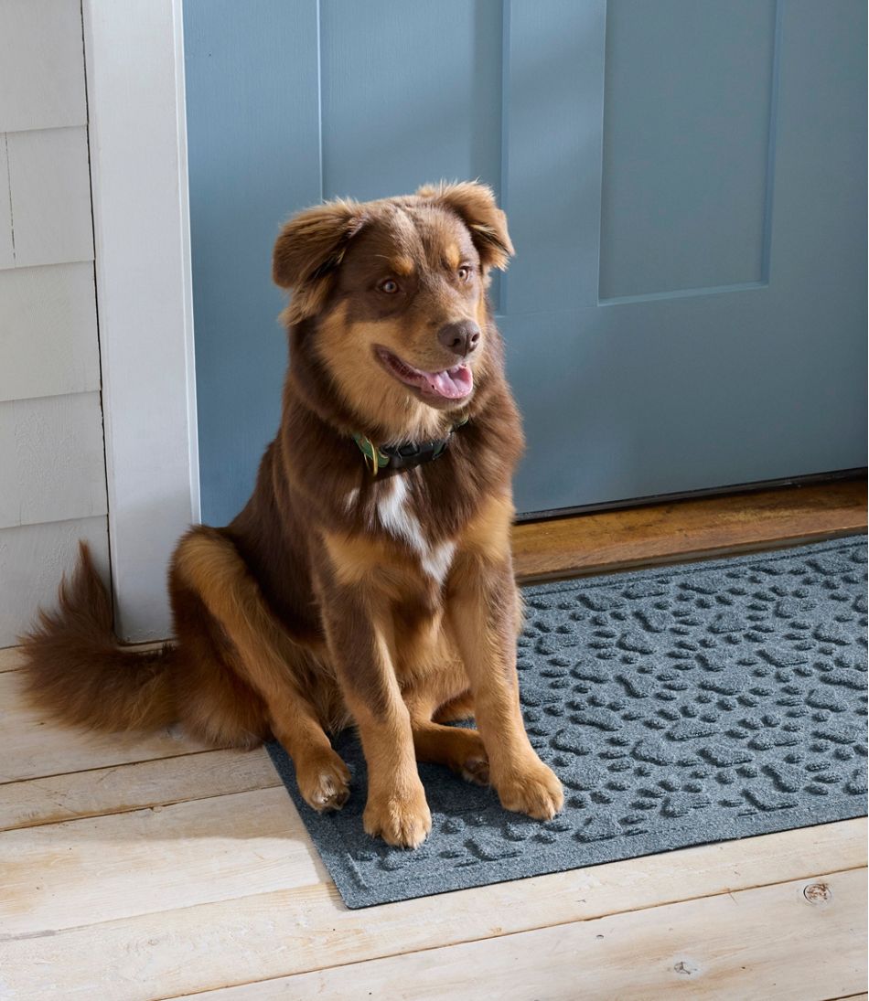 L.L.BeanRecycled Waterhog Dog Mat, Scattered Paws