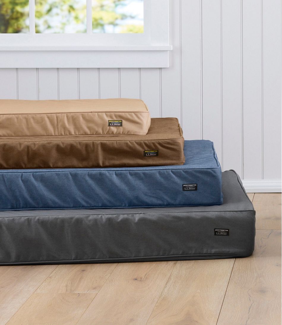 L.L.BeanPremium Denim Dog Bed, Rectangular