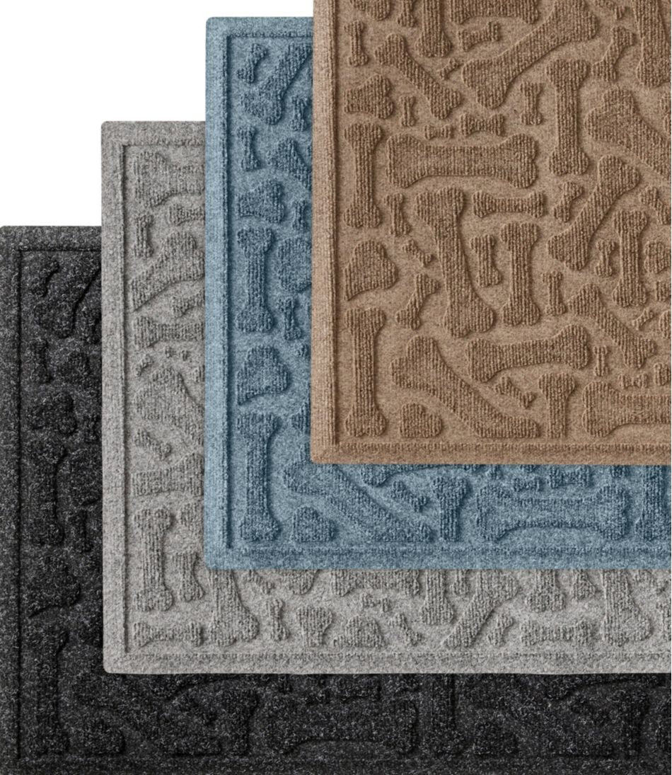 L.L.BeanRecycled Waterhog Scattered Bones Mat