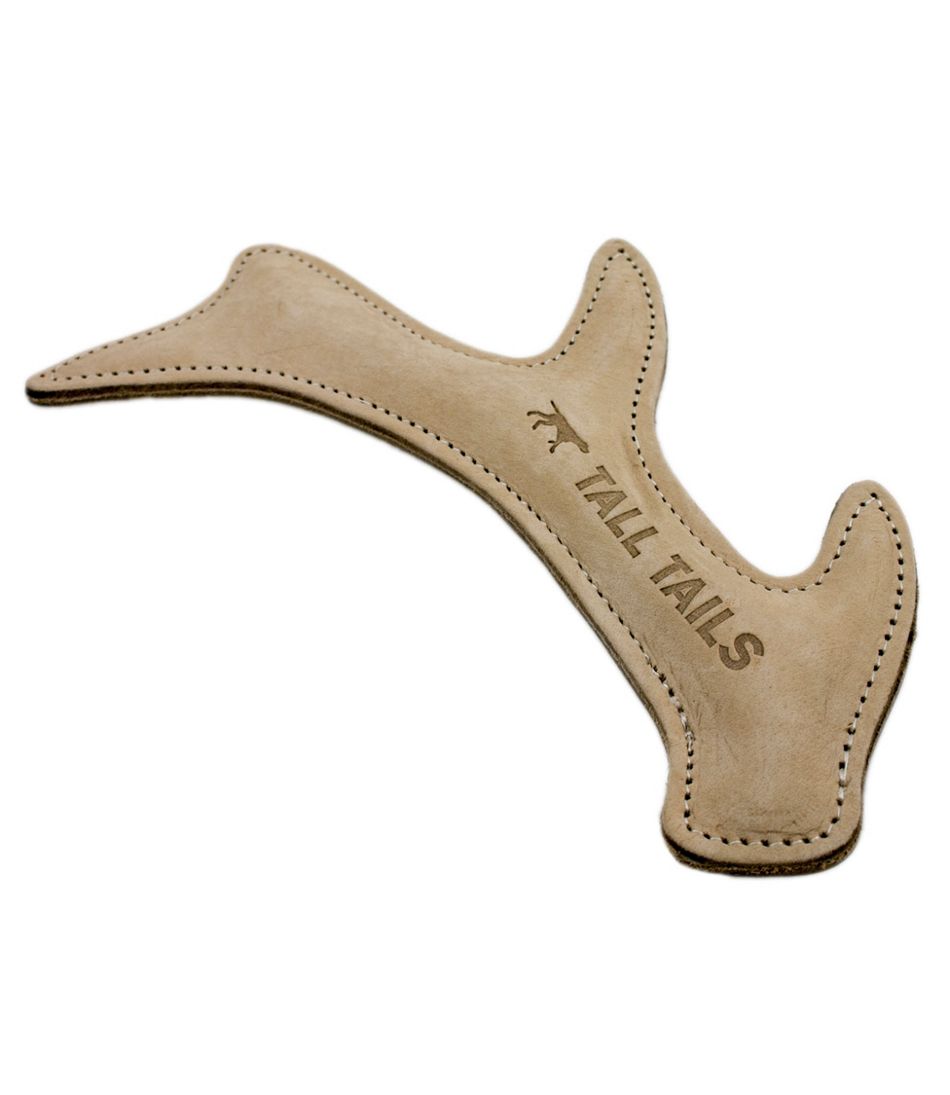 L.L.BeanNatural Leather Antler Dog Toy