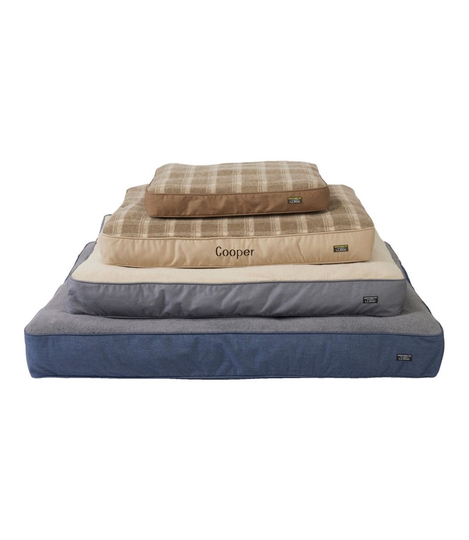 L.L.BeanPremium Fleece Dog Bed, Rectangular
