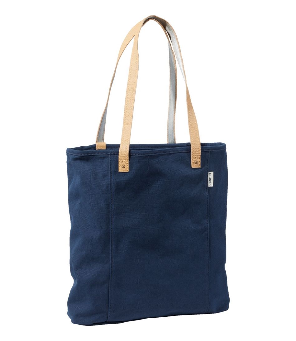 L.L.BeanLeather-Handle Essential Tote Bag