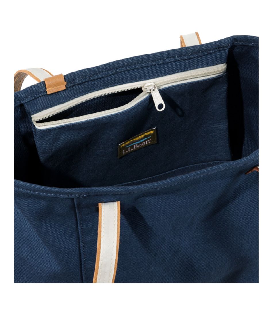 L.L.BeanLeather-Handle Essential Tote Bag
