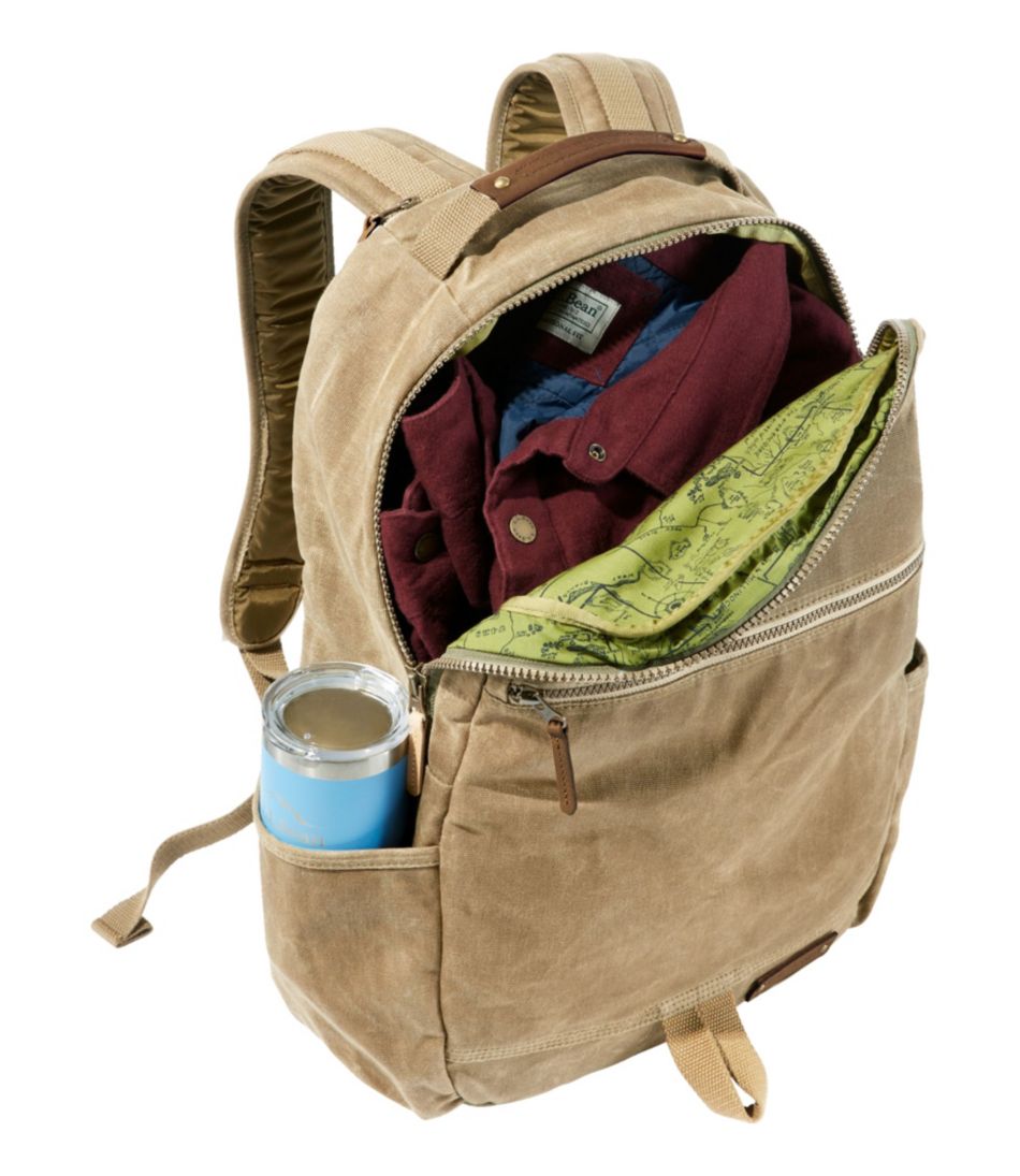 L.L.BeanWaxed Canvas Travel Backpack