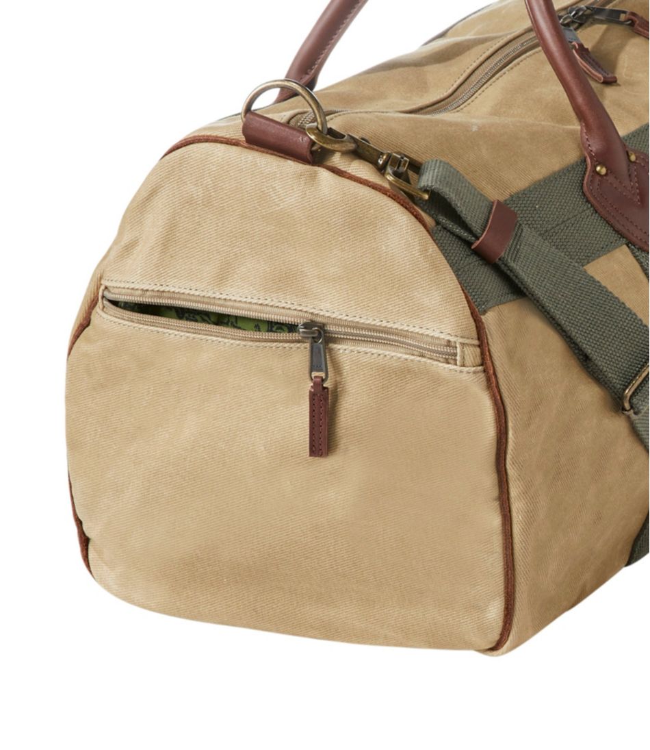 L.L.BeanWaxed Canvas Duffle, Medium