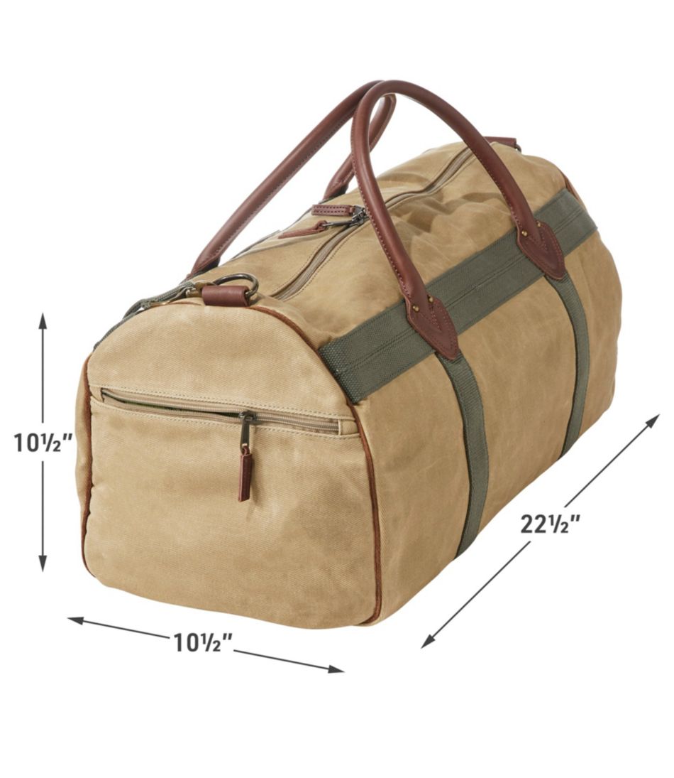 L.L.BeanWaxed Canvas Duffle, Medium