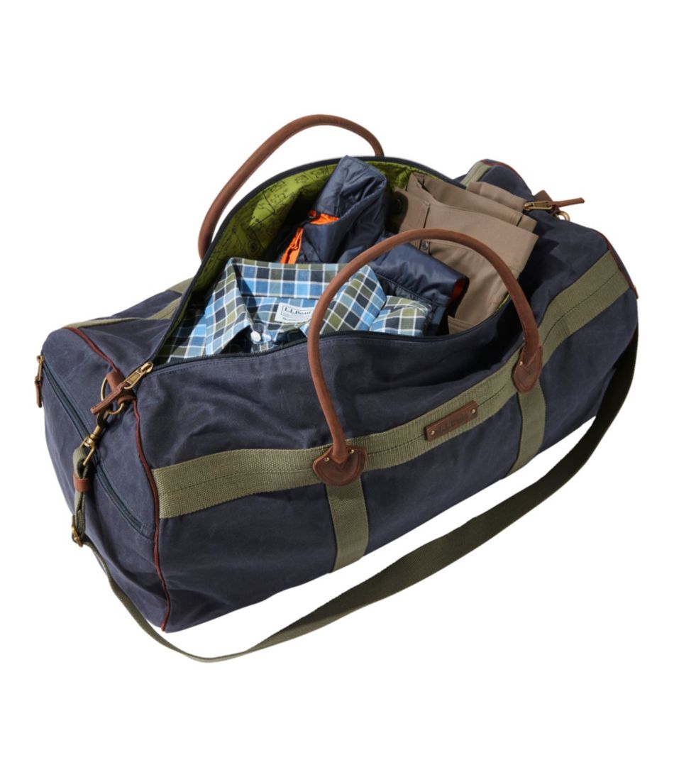 L.L.BeanWaxed Canvas Duffle, Large