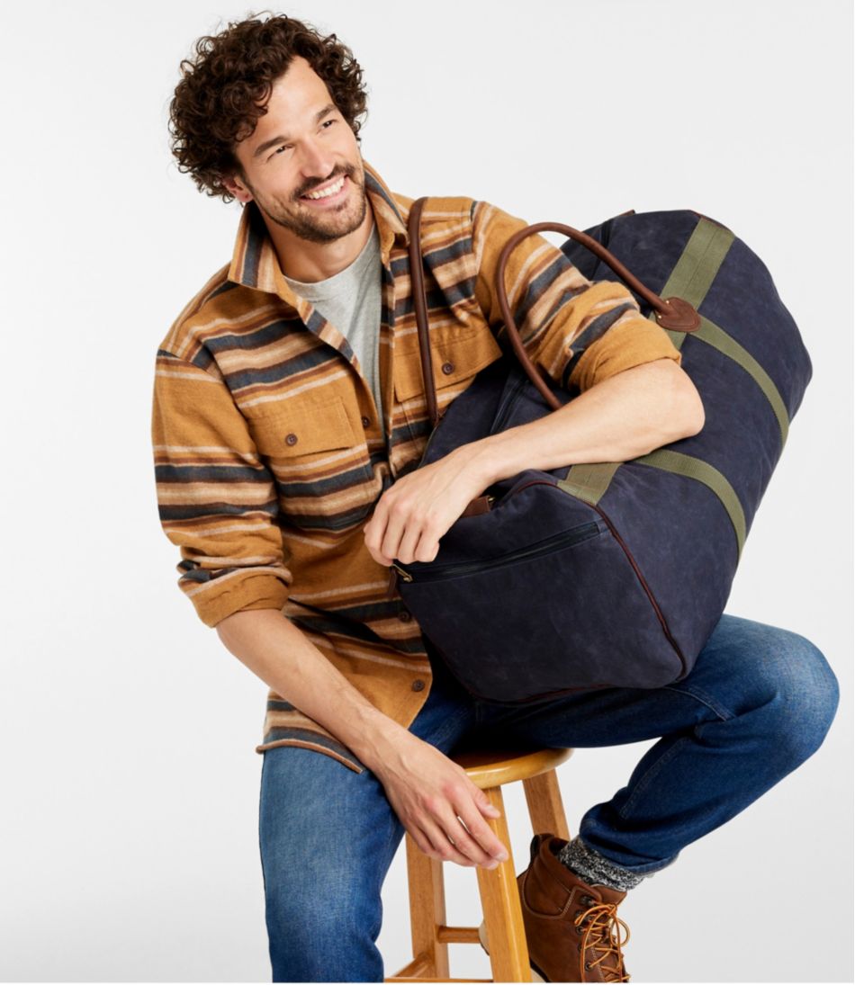 L.L.BeanWaxed Canvas Duffle, Large