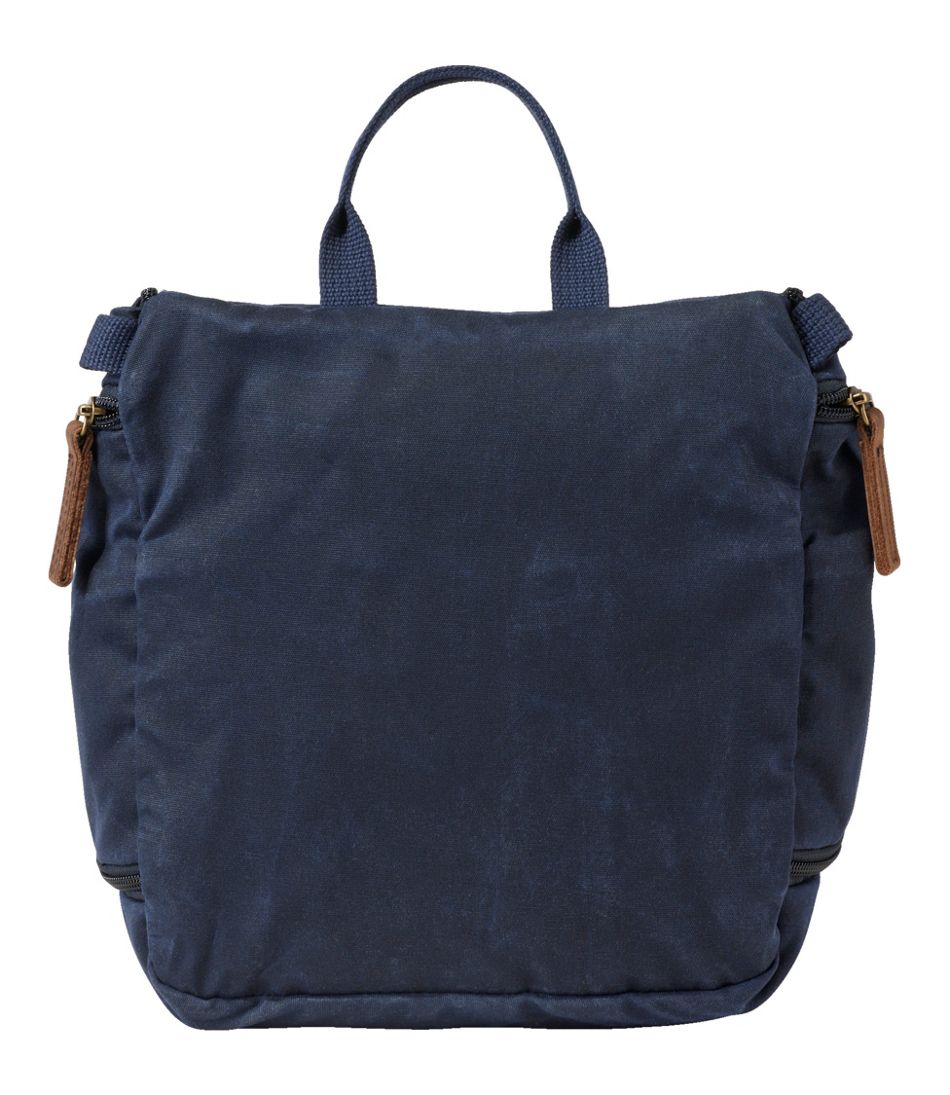 L.L.BeanWaxed-Canvas Personal Organizer Toiletry Bag, Medium