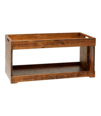 L.L.BeanRustic Wooden Two Tier Boot Tray