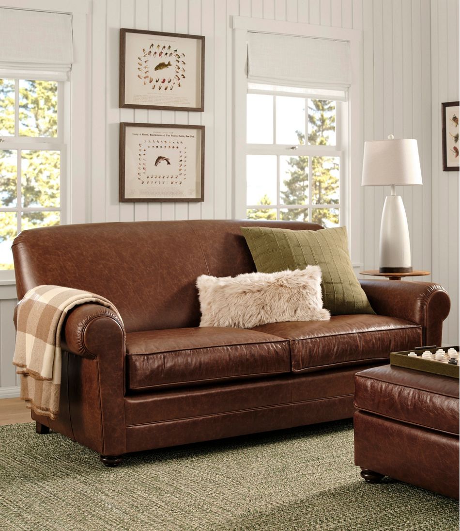 L.L.BeanBean's Leather Lodge Sofa