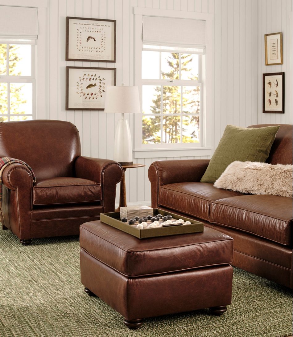 L.L.BeanBean's Leather Lodge Sofa