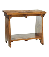 L.L.BeanRustic Wooden Mudroom Bench, Small