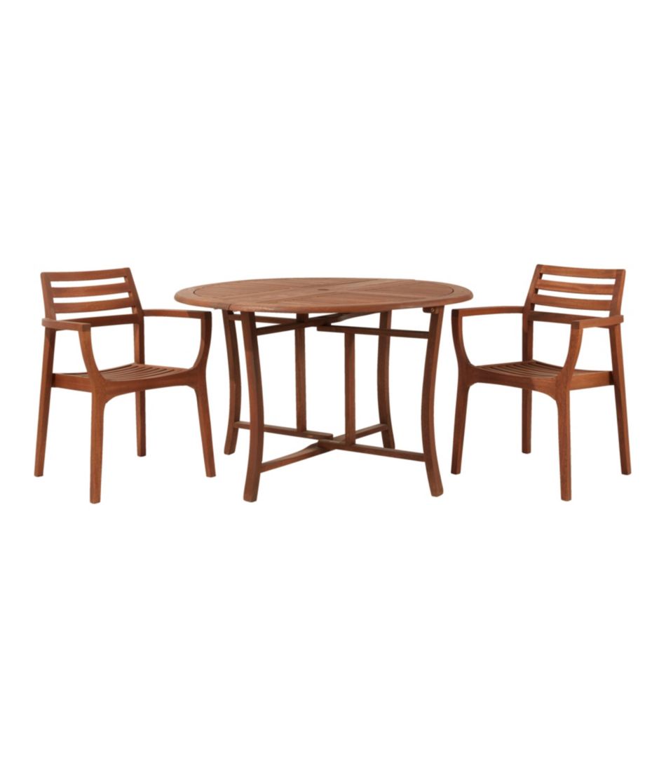 L.L.BeanEucalyptus Folding Table, Round