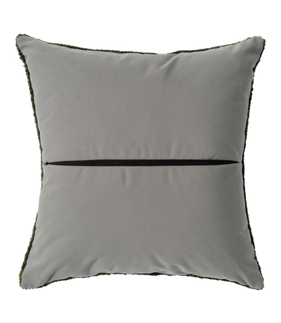 L.L.BeanIndoor/Outdoor Hooked Pillow, Owls