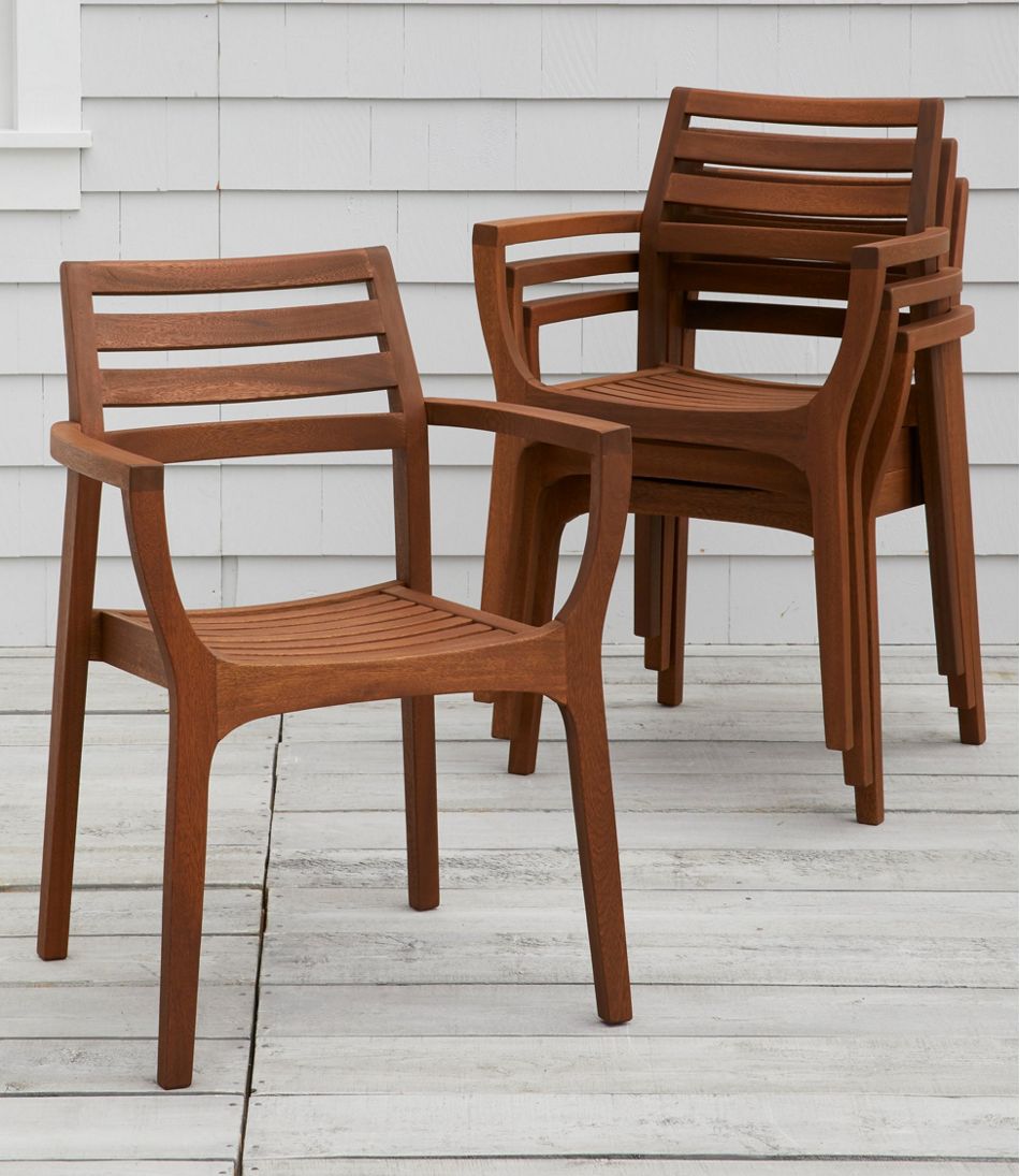 L.L.BeanEucalyptus Stacking Chairs, Set of Four