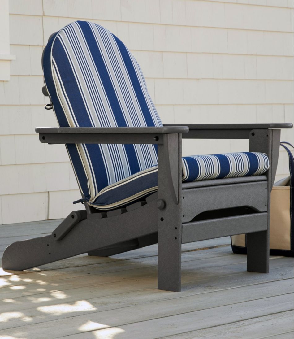 L.L.BeanCasco Bay Adirondack Chair Seat and Back Cushion, Stripe