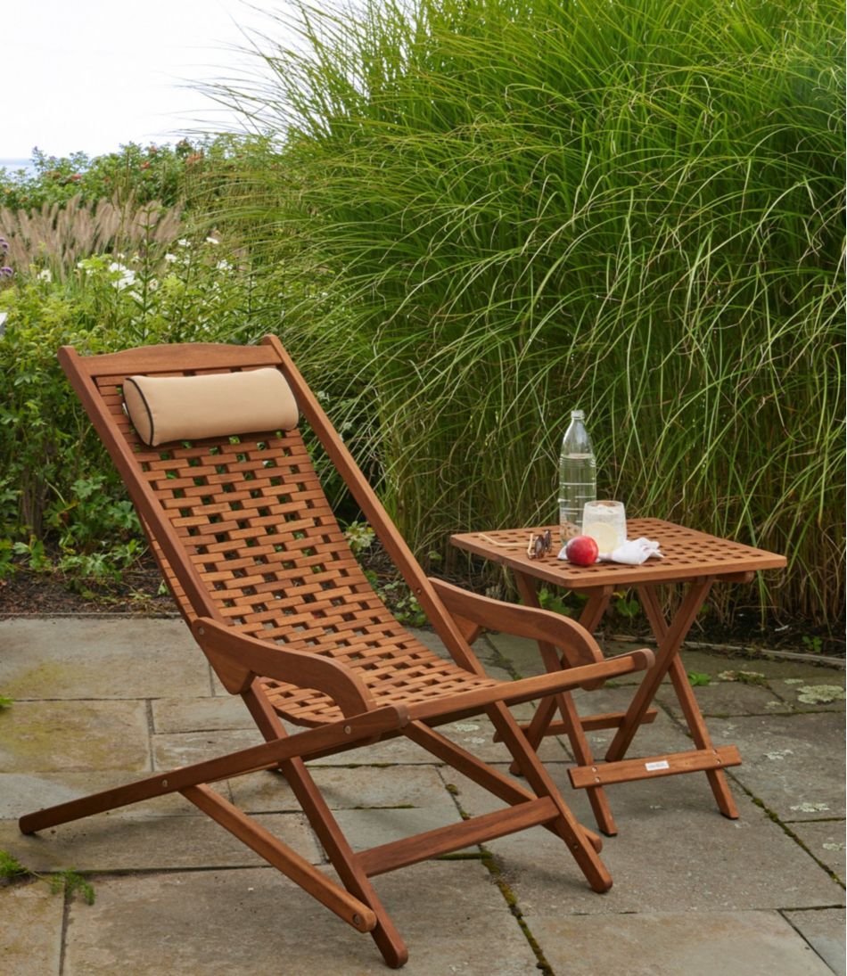 L.L.BeanEucalyptus Folding Side Table