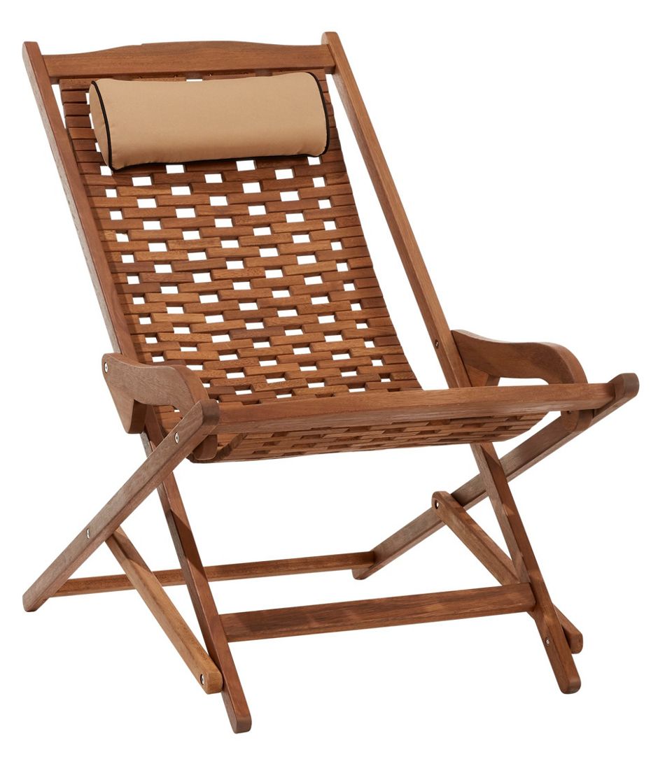 L.L.BeanEucalyptus Sling Folding Lounger