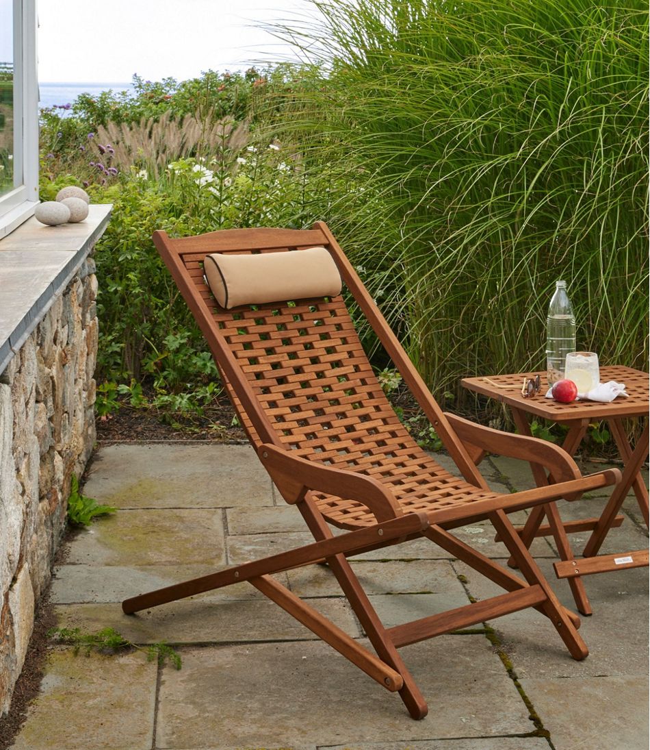 L.L.BeanEucalyptus Sling Folding Lounger