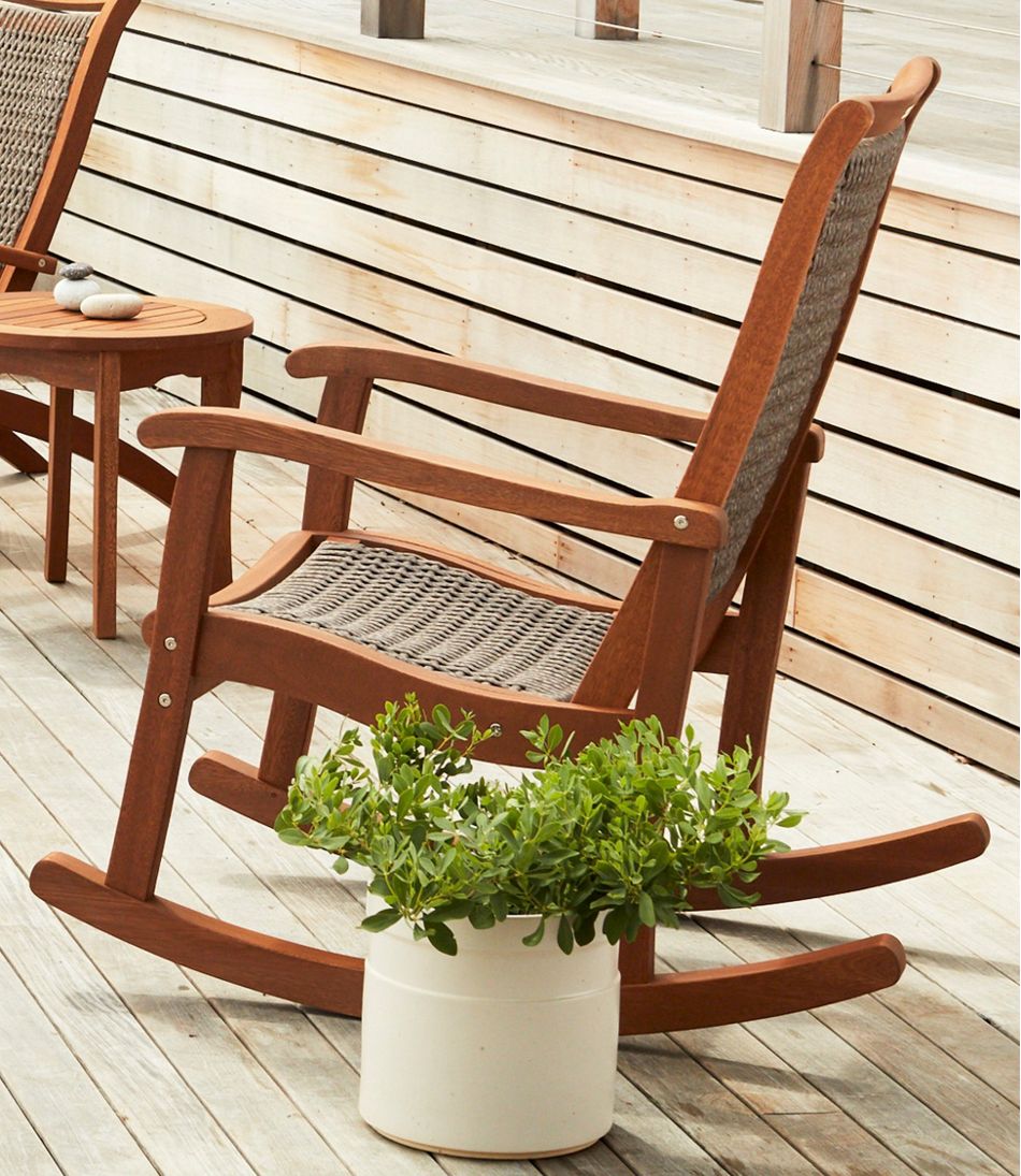 L.L.BeanWicker Eucalyptus Rocker