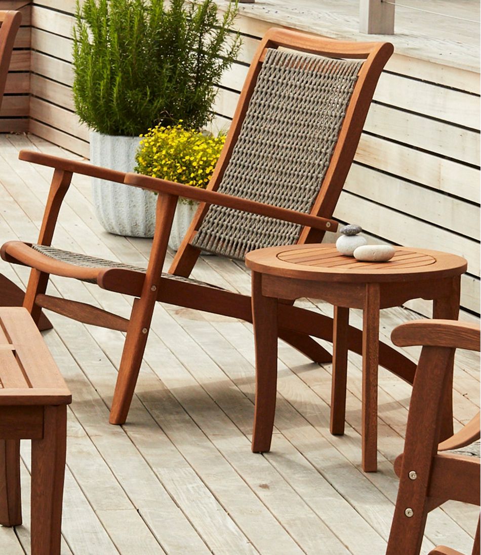 L.L.BeanEucalyptus Round Side Table