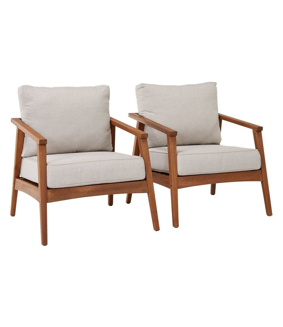 L.L.BeanEucalyptus Patio Chair, Set of Two