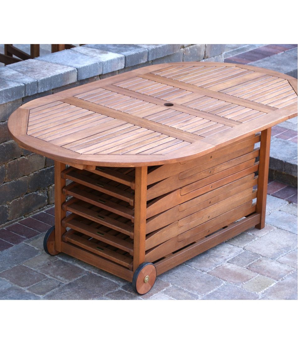 L.L.BeanEucalyptus Storage 7-Piece Dining Set