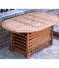 L.L.BeanEucalyptus Storage 7-Piece Dining Set