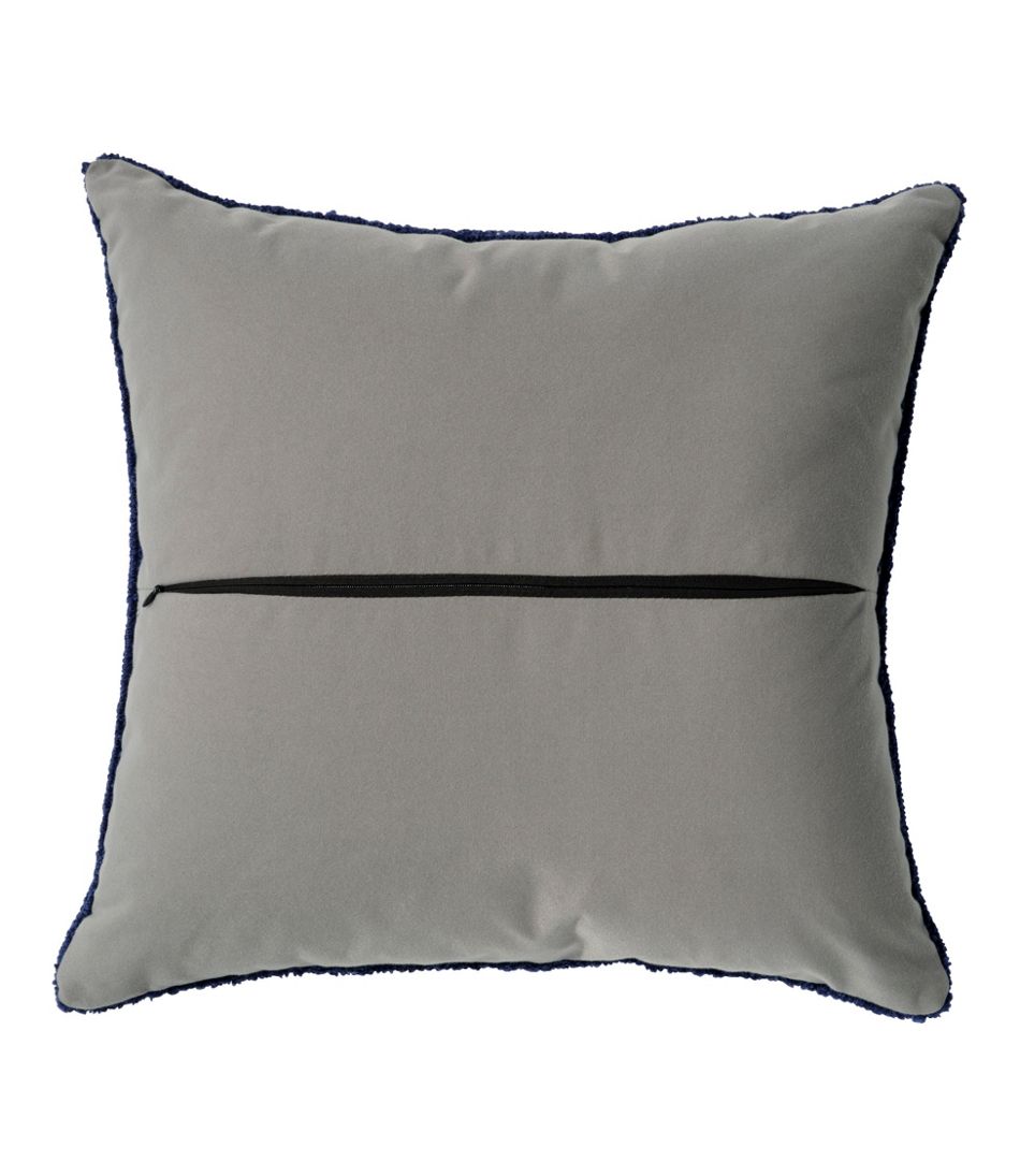 L.L.BeanIndoor/Outdoor Hooked Pillow, Buoys