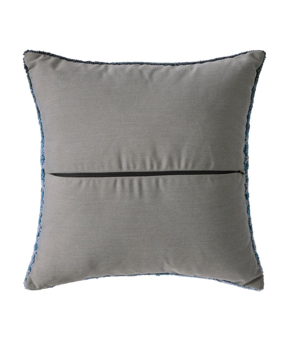 L.L.BeanIndoor/Outdoor Hooked Pillow, 18x18 Whale